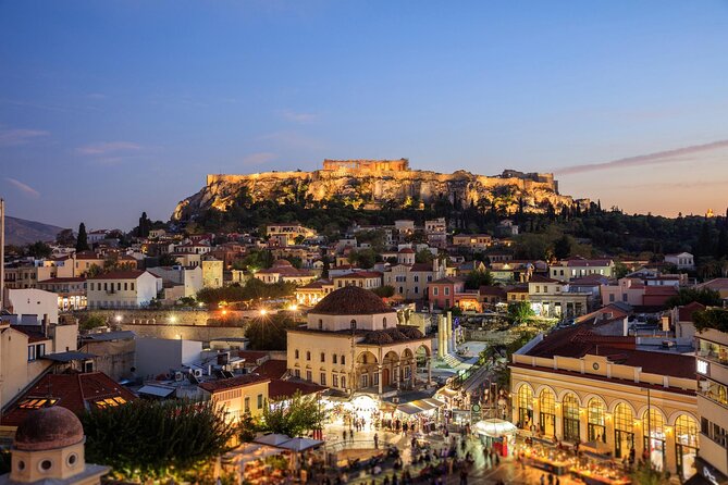 "Athens in a Glimpse with Cruise Port Pickup & Drop-Off" - Monastiraki, Hadrian’s Library, and the Agora