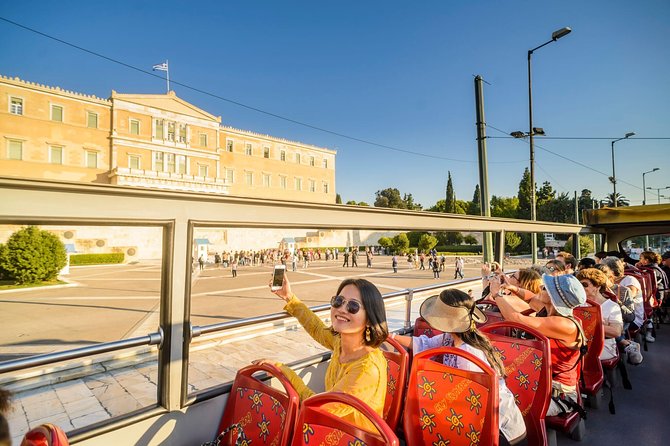 Athens Shore Excursion: Athens and Piraeus Hop-On Hop-Off Bus Tour - The Beach Riviera route from Acropolis to Vouliagmeni