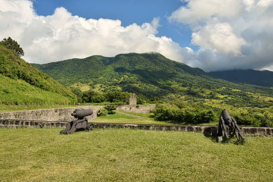 Basseterre: Brimstone Hill Fortress & Beach Shore Excursion - Frigate Bay and the two-sea photo stop