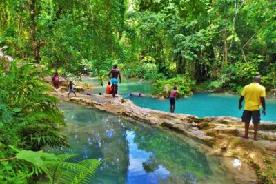 Blue Hole & Secret Waterfalls Tour from Falmouth Cruise Ships