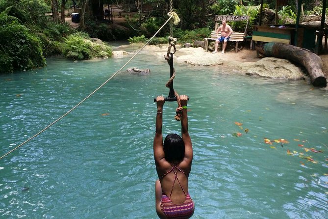 Blue Hole Waterfall & Beach Break Shore Excursion from Port of Falmouth - What the $102.57 price really covers