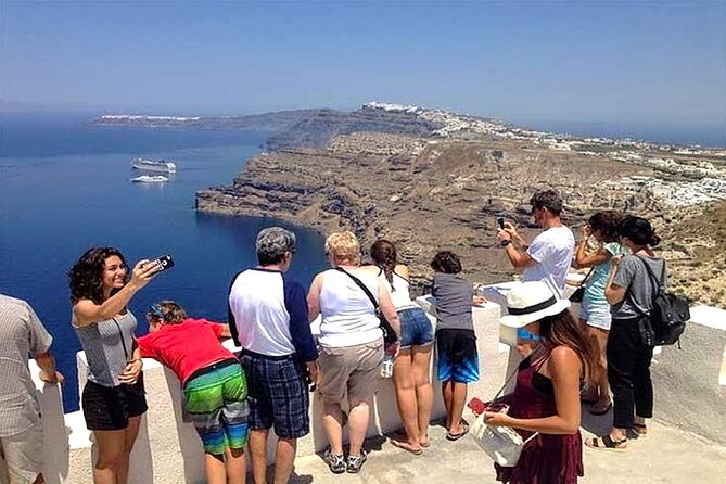Bypass Sky Tram: Santorini Tour for Cruise Passengers - Megalochori for a quieter village view