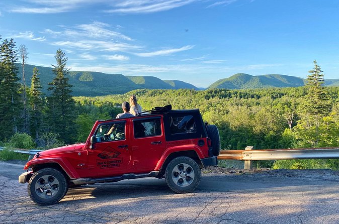 Cabot Trail Jeep Adventure - Cruise Excursion - Views, villages, farms, and salmon rivers