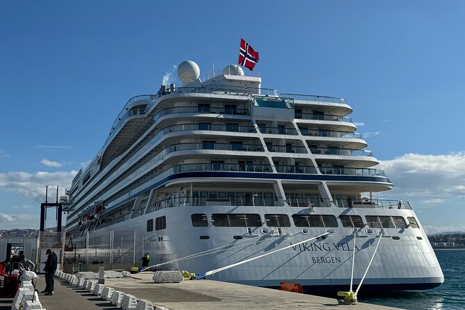 Casablanca Private luxury Day tour from cruise ship All inclusive - Blue walls and sea views at the Kasbah of the Udayas