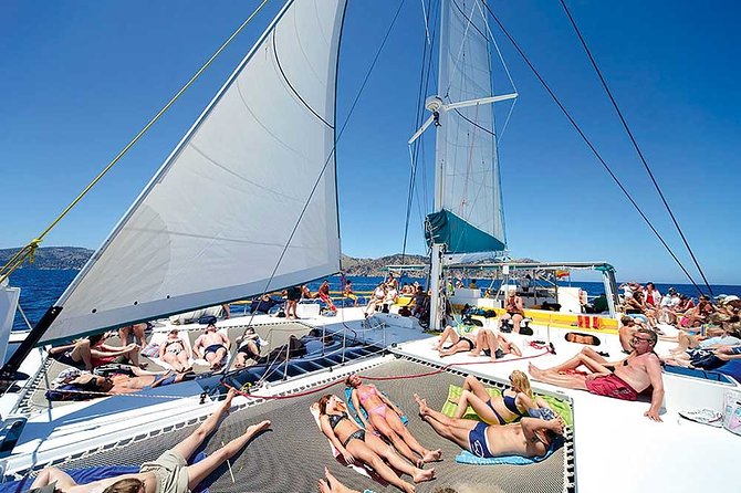 Catamaran Cruise from Port d'Alcudia with Lunch and Swim Stop - Platja des Coll Baix: a short first swim