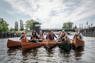 Cedar canoe tour in Klaipeda – ideal for Cruise Ship travelers.