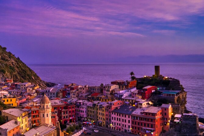 Cinque Terre Private Tour from Genoa cruise port or hotel - Corniglia, high above the water