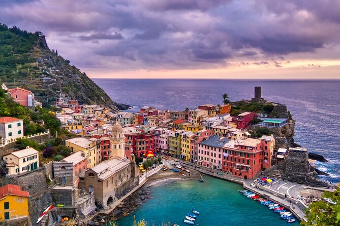 Cinque Terre Private Tour from Genoa cruise port or hotel - Vernazza and its small harbor