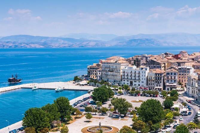 Corfu Gems Tour from your Cruise Ship with Relaxing Beach Break - A photo stop for Mouse Island