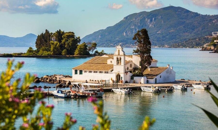 Corfu: Panoramic Island Highlights Van Tour from Cruise Port - Kanoni offers a fast postcard view