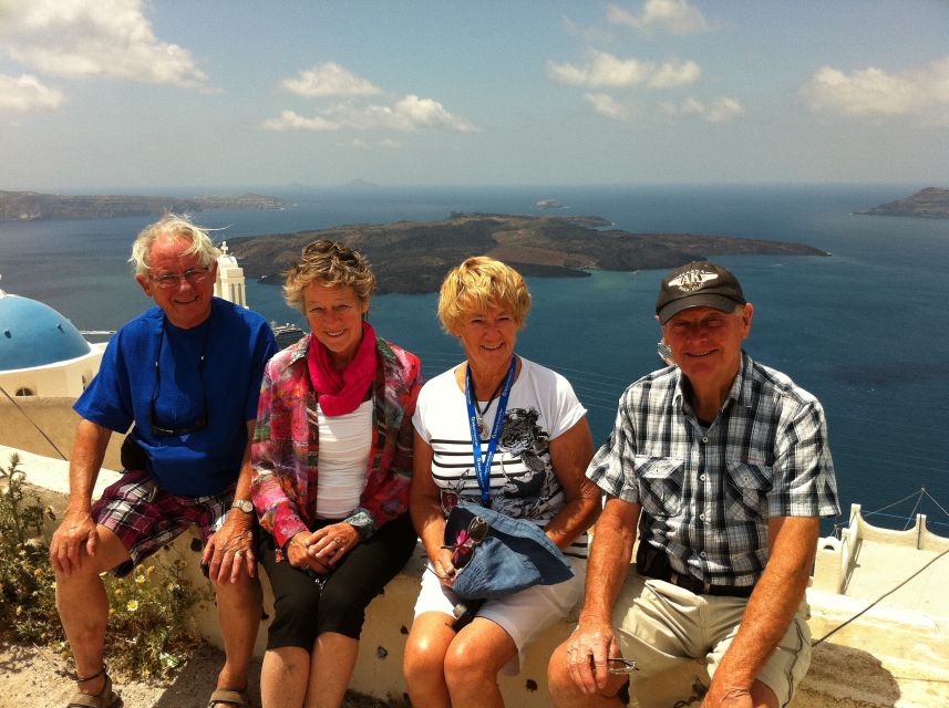 Cruise Traveller's Shore Excursion - Prophet Elias Mountain and the island from above