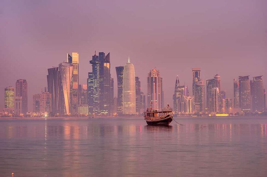 Doha City Tour & Dhow Boat AIDA/MSC/COSTA/CRUISE Passenger - West Bay turns the city toward the future