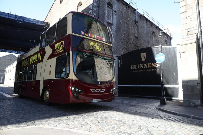 Dublin Shore Excursion, Live Guided Open-top, Hop-on Hop-off Sightseeing Tour - The central Dublin stops, from O’Connell Street to Trinity College