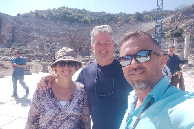 EPHESUS TOUR For Cruise Guests (Kusadasi Port) - Walking through the Great Theatre and Marble Road