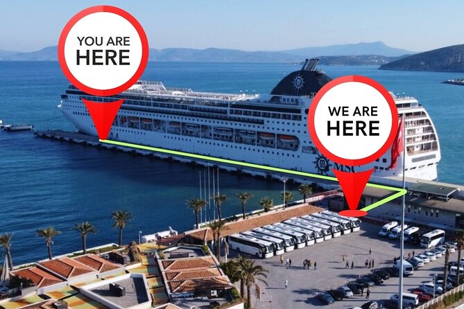 FOR CRUISERS: Ephesus Wine Tasting Tour From Kusadasi Port - Meeting your guide at Kusadasi Port