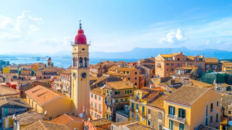 From Corfu Port: Shore Trip with Boat Tour or Beach Time - Corfu Town brings the history into focus