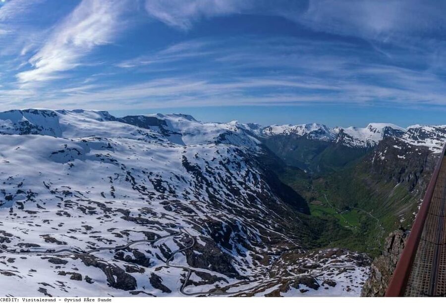 From Hellesylt: The Best of Geiranger Shore Excursion - Oppstryn and the glacier connection
