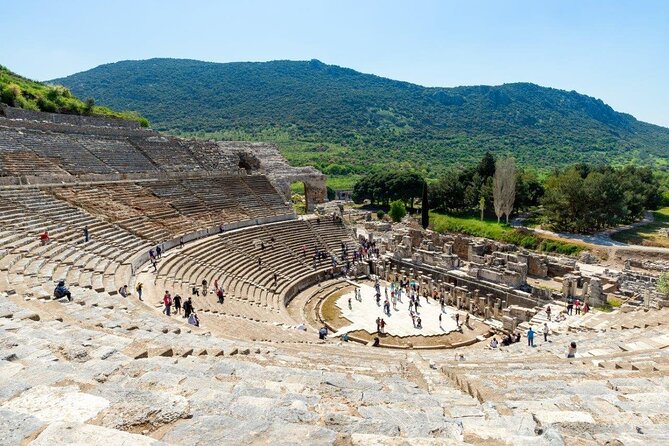 From Kusadasi Cruise Port : Best Seller PRIVATE EPHESUS TOUR - The Temple of Artemis in a brief 15-minute stop