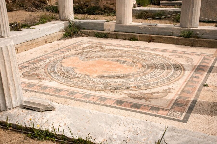From Mykonos Cruise Port: Delos Guided Tour - Walking through the House of Dionysus and the ancient city