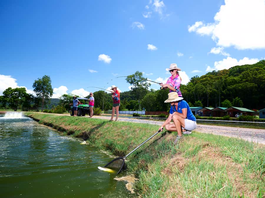 From Port Douglas: Barramundi Pond Fishing with Lunch - What the $109 price really covers