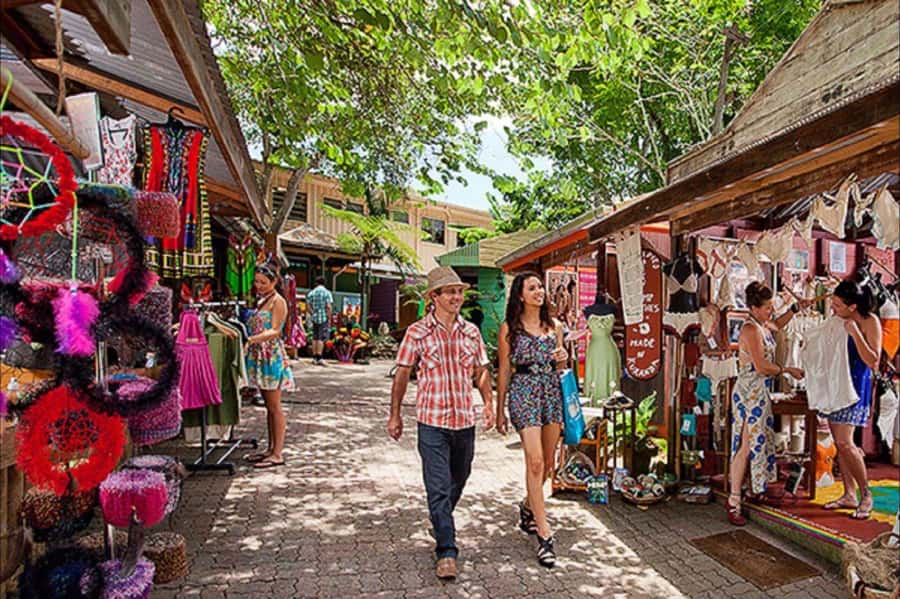 From Port Douglas: Hartley's Crocodile Park, Skyrail & Train - Kuranda: two hours for lunch and browsing