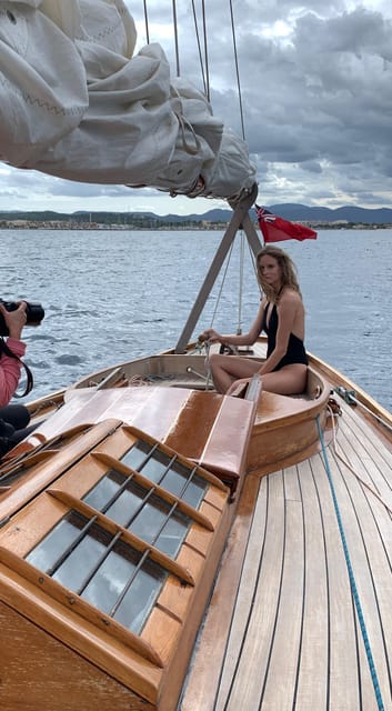 From Port Grimaud: Half-Day Classic Yacht Sailing Experience - Lunch, drinks, and the swim stop