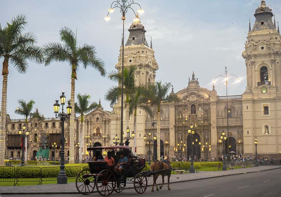 From Port of Callao: Lima Sightseeing Tour - Plaza de Armas and the City of Kings
