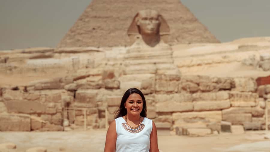 From Port said: Pyramids, Lunch Cruise, & Papyrus Institute - A Nile lunch cruise after the monuments