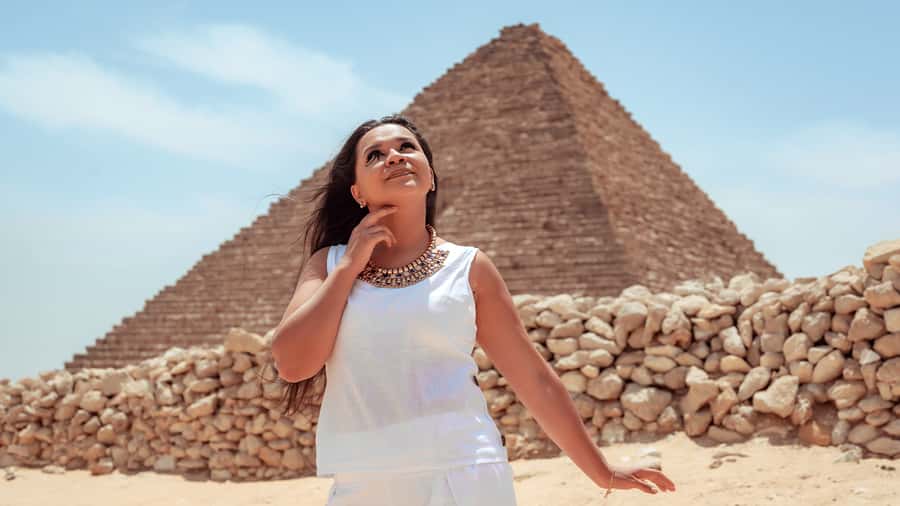 From Port said: Pyramids, Lunch Cruise, & Papyrus Institute - Who will get the most from this tour