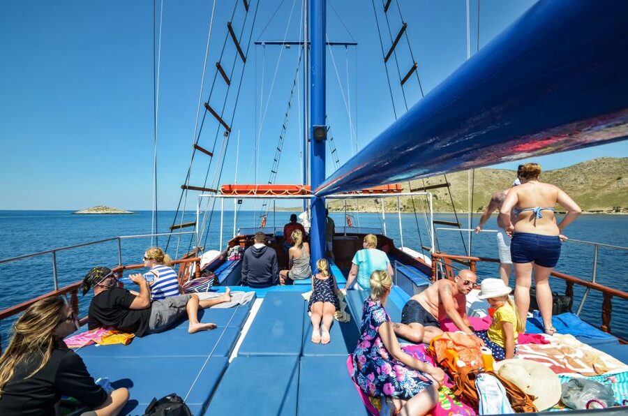 From the Port of Kos: Full Day Boat Cruise to 3 Islands - Key points to know before you book