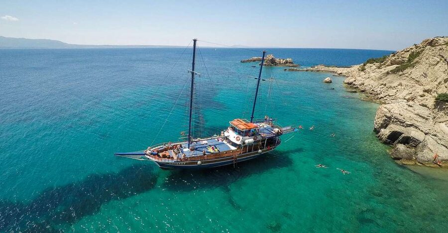 From the Port of Kos: Full Day Boat Cruise to 3 Islands - What the boat day feels like in practice