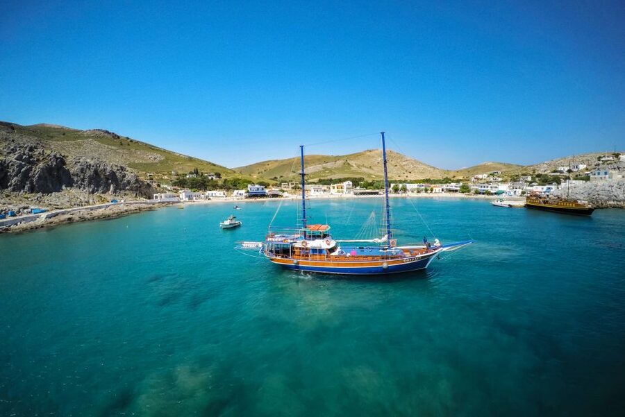 From the Port of Kos: Full Day Boat Cruise to 3 Islands - Why the $35 price works well