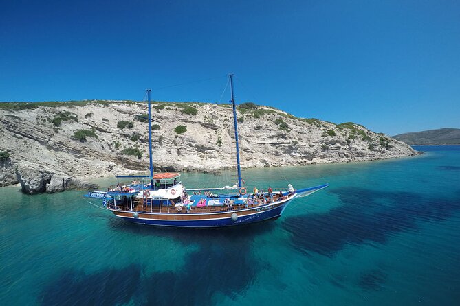 Full Day 3-Island Boat Cruise from Port of Kos - Greek barbecue lunch on board