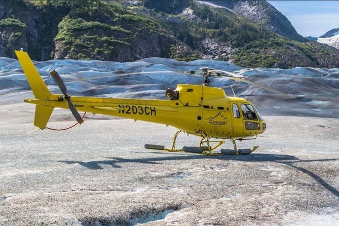 Helicopter to a Dogsledding Experience with a Glacier Landing - Meeting the mushers and the dogs