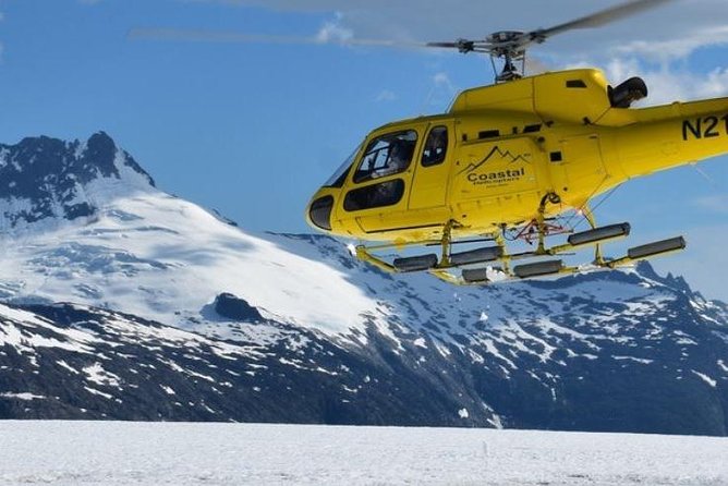 Helicopter to a Dogsledding Experience with a Glacier Landing - From Juneau airport to Herbert Glacier in 13 minutes