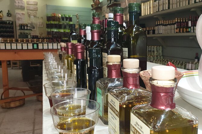 Katakolon Small Group Tour: Olympic site, Honey/Olive Oil Tasting - Olive oil, olives, wine, and shopping at Padelina