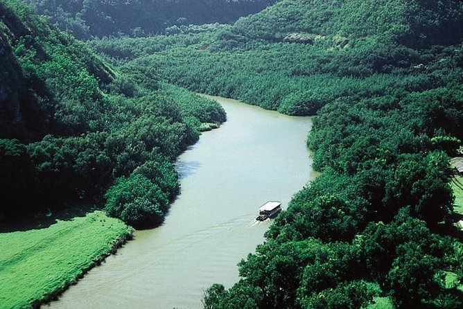Kauai Cruise Ship Excursion: Wailua River & Fern Grotto - Opaekaa Falls: a quick stop with a big payoff