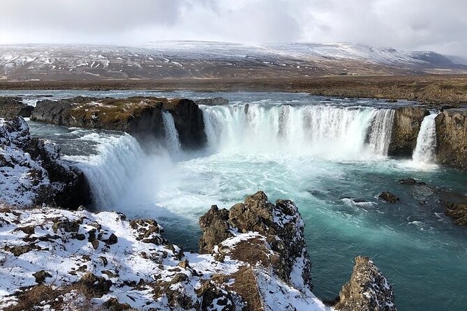 Lake Myvatn and Godafoss Waterfall for Cruise Ships from Husavik - Godafoss gives the tour its first big moment