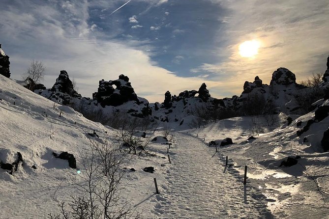 Lake Myvatn Day Tour and Godafoss Waterfall for Cruise Ships from Akureyri Port - Grjotagja Cave and the continental rift