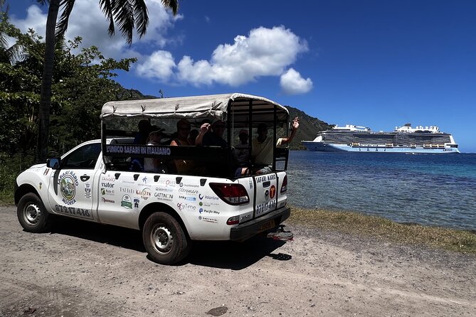 Moorea Cruise Ships: 4x4, Belvedere, Pineapple, & Magic Mountain - Magic Mountain is the thrilling centerpiece