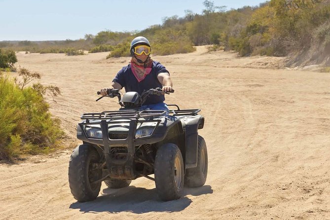 Quad Riding From Kusadasi Port For Cruise Guests - The safety briefing comes before the fun