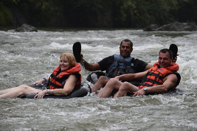 River Tubing Fiji / Suva Shore Excursion Cruise Ship Passengers - Riding upriver through Fiji’s interior
