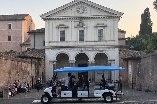 Rome for cruisers: transfer by Minivan + 4-hour tour by Golf Cart - Spanish Steps, with a short walk from the cart