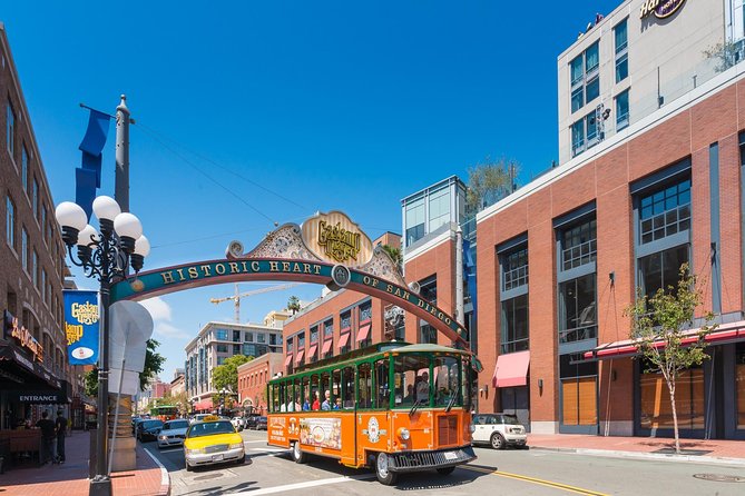 San Diego Shore Excursion: Hop-On Hop-Off Trolley Tour - Gaslamp Quarter brings the city’s evening energy