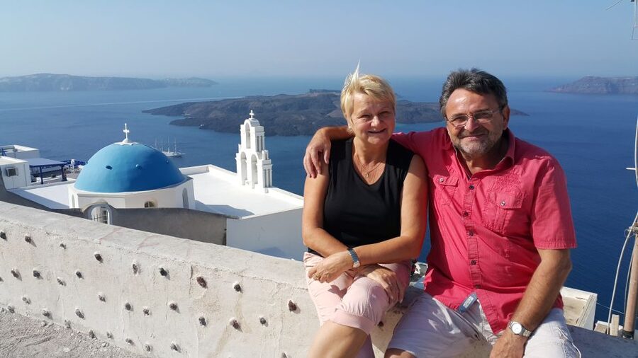Santorini: 4hr Small Group Shore Excursion with Minimum Walk - Profitis Ilias: Santorini from its highest point