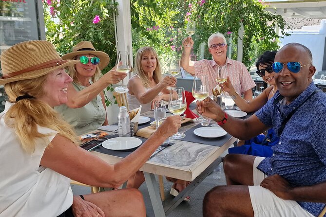 Santorini: 6hr Small Group Shore Excursion Villages & Wine - Profitis Ilias and Santorini’s volcanic past