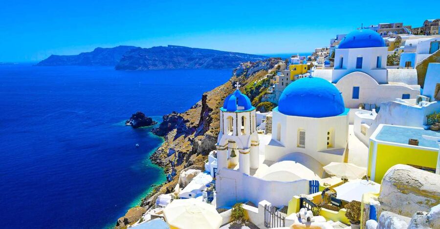Santorini Island: Guided Tour from the port Rethymno Crete - The SeaJets crossing to Santorini