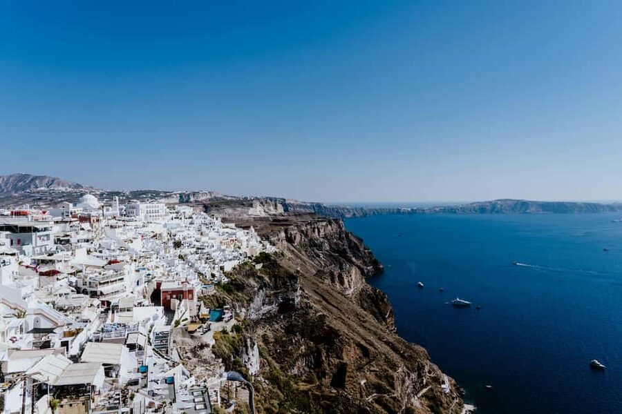 Santorini: Private 3-Hour Highlights Tour for Cruise Guests - Imerovigli offers the broadest caldera view