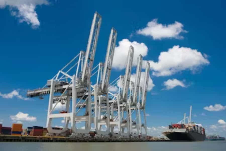 Savannah: Cruise Port Tour - Watching the Port of Savannah at work