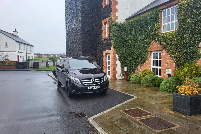 Shore Excursion from Belfast to Giants Causeway & Rope Bridge - Dunluce Castle above the sea